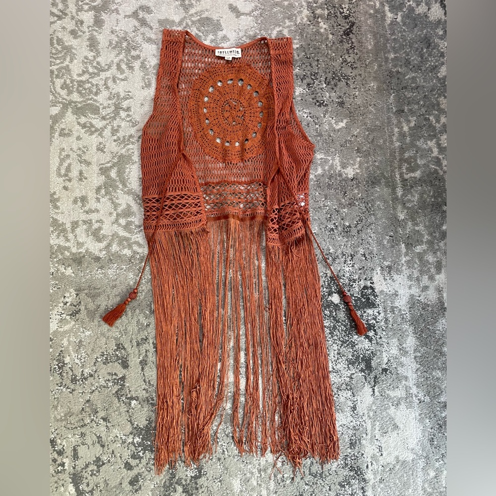 Large fringe Idyllwind vest